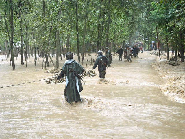 Bridge swept away in Poonch