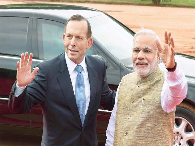 Australian Prime Minister Tony Abbott's visit to India