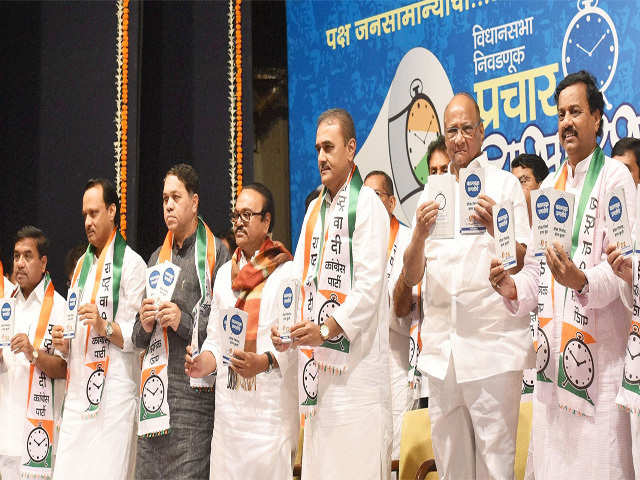 Sharad Pawar during the party's campaign launch for the Assembly Elections