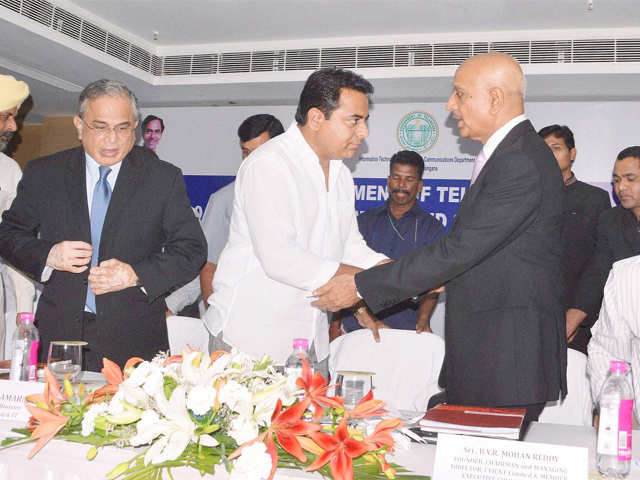 Telangana IT Minister signs MOU