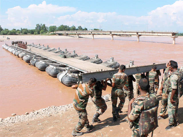Army carries out relief operations in Jammu