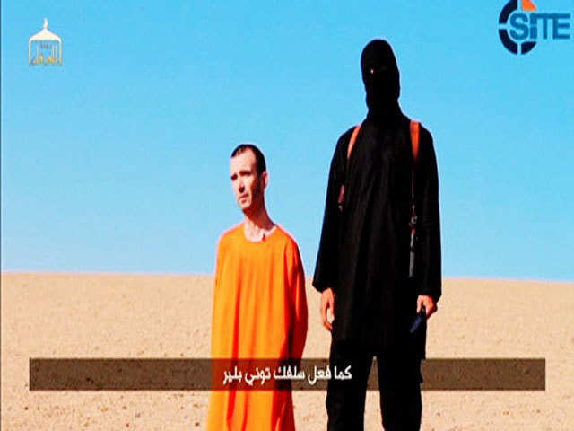 British captive David Haines before being beheaded by ISIS