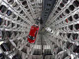 Volkswagen cars at storage Towers  