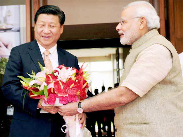 Chinese President at a hotel in Ahmedabad