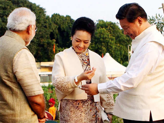 Presented a traditional bangle