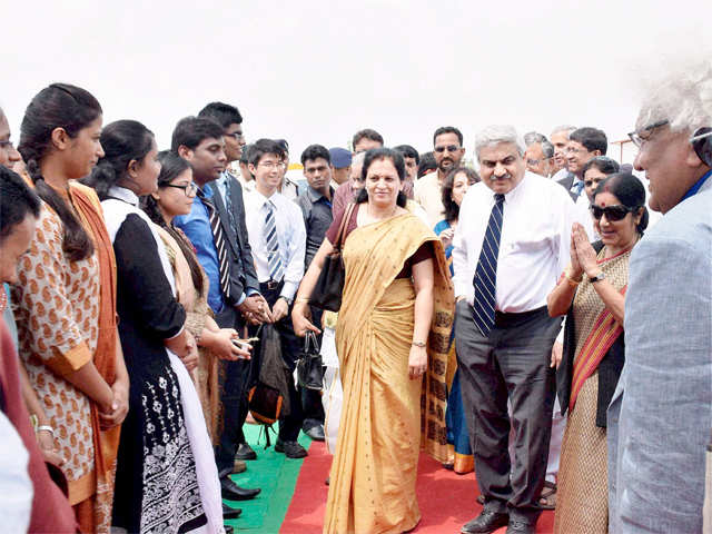 Sushma Swaraj at the inauguration of Nalanda University