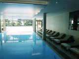 Swimming pool in the spa