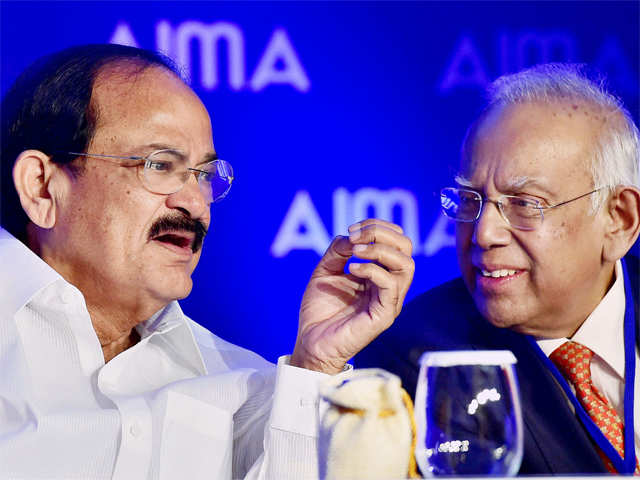 Venkaiah Naidu and Sudhir Jalan