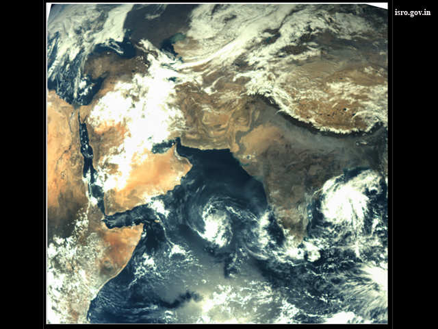 First images of Earth