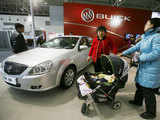 Buick Excelle at an auto exhibition