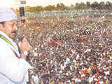 Telugu film star Chiranjeevi 