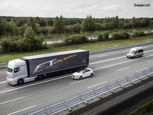Future Truck 2025: Mercedes-Benz's self-driving truck - Future Truck 2025:  Mercedes-Benz's self-driving truck | The Economic Times