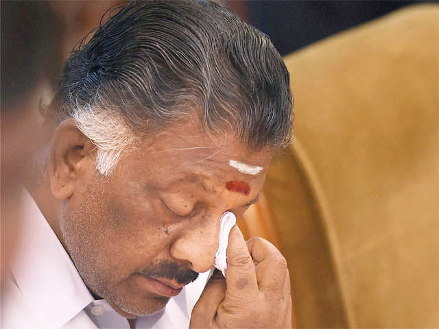 O Panneerselvam takes charge as Tamil Nadu CM