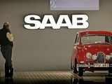 Vintage Saab car