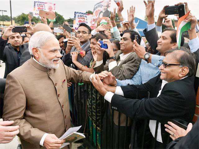 PM Modi greets Indian Americans