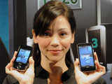 Acer smartphones on display