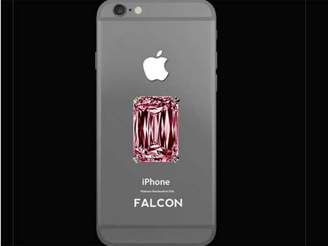 Surrey pil Natura FALCON SuperNova IPhone 6 Pink Diamond at $48.5 Million - Ten absurdly  expensive gadgets money can buy | The Economic Times