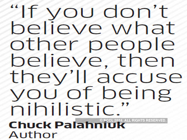 Quote by Chuck Palahniuk