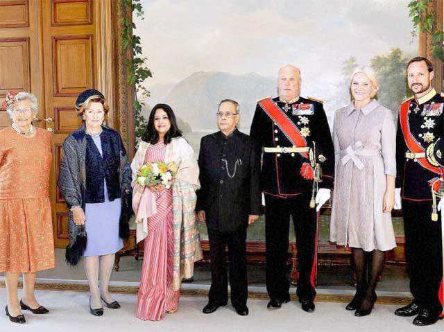 President Pranab Mukherjee in Norway