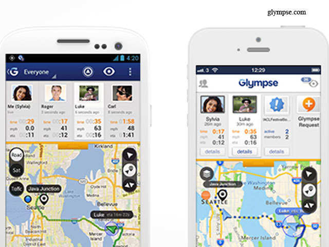 Use Glympse app for tracking any individual