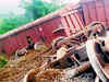 Goods train derails near Farukkhabad in Uttar Pradesh