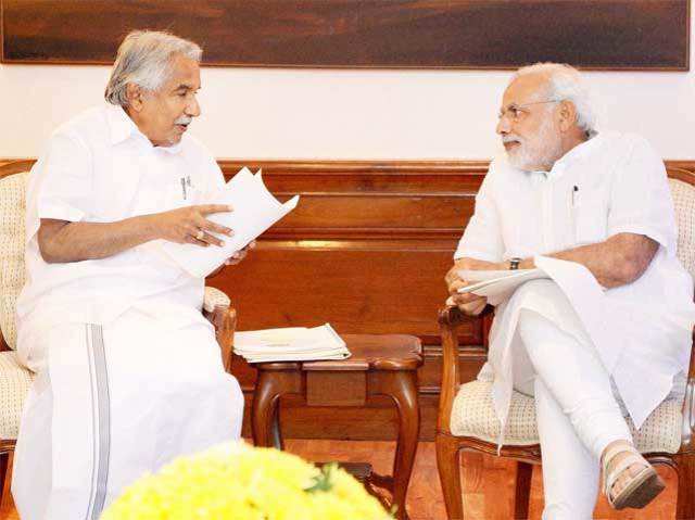 Oommen Chandy meets PM Modi