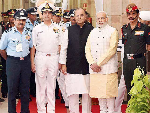 In pictures: PM Narendra Modi meets top military commanders