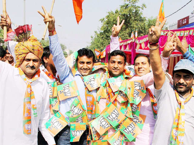 BJP celebrates polls results