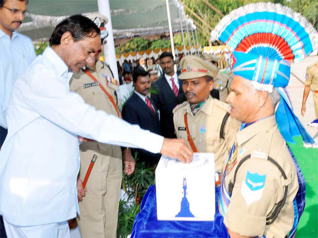 Chandrasekhar Rao at Police Commemoration Day