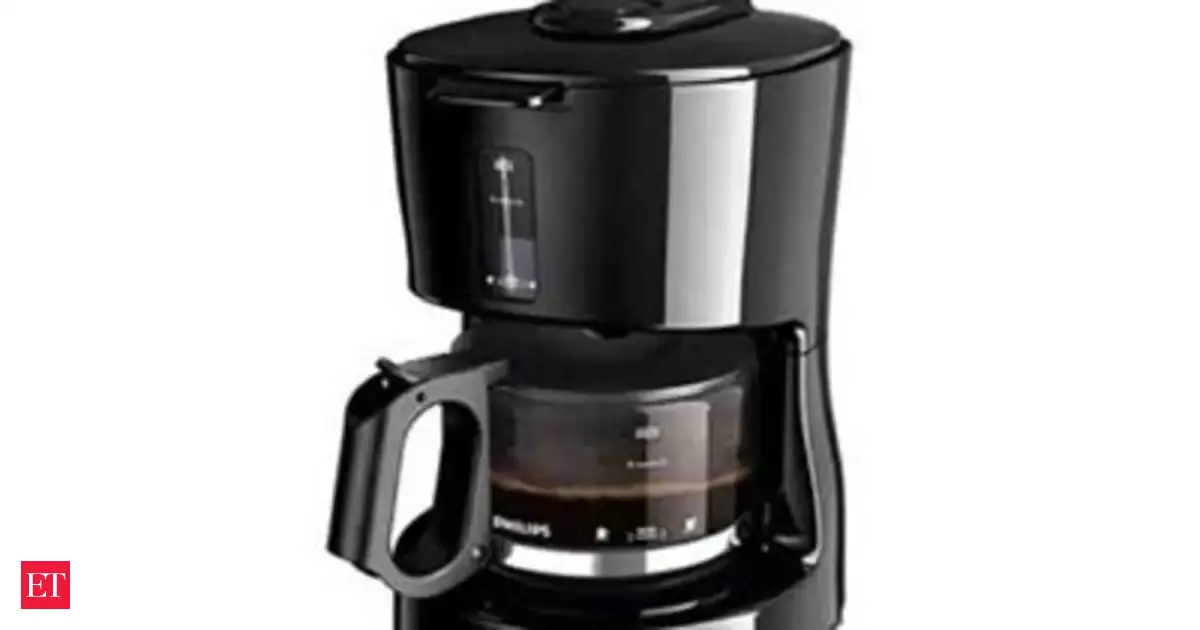 Philips 6 Cups HD7450 Coffee Maker Black The Economic Times