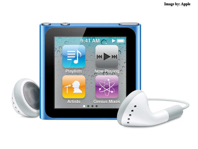 Square-shaped iPod Nano