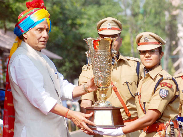 Passing out parade in SVP National Police Academy
