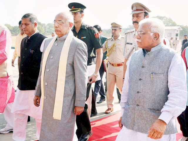 Kaptan Singh Solanki and Manohar Lal Kattar