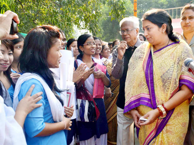 Smriti Irani in Agra