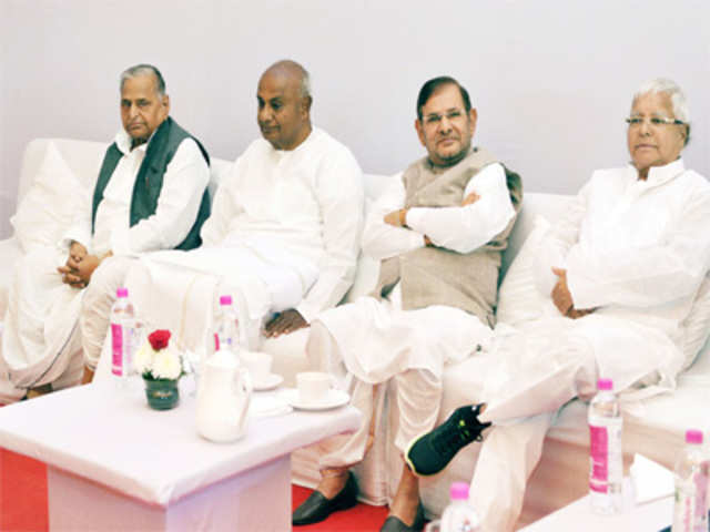 Political party heads under Janata Dal meet to discuss plan for Winter Session of Parliament