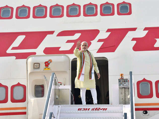 PM Modi at Air Force Station Palam