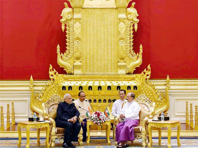 PM Narendra Modi in Myanmar