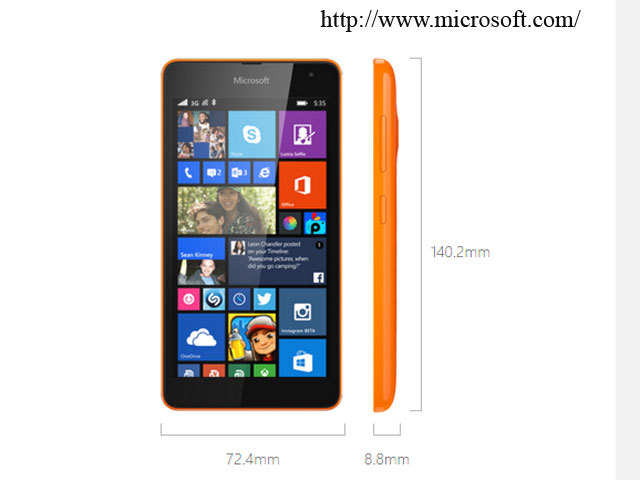 Lumia 535 sports a 5-inch qHD IPS LCD display