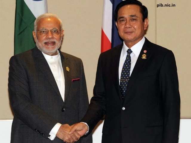 PM Modi meets Thailand counterpart