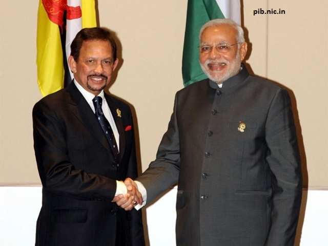 PM Modi meets Sultan of Brunei