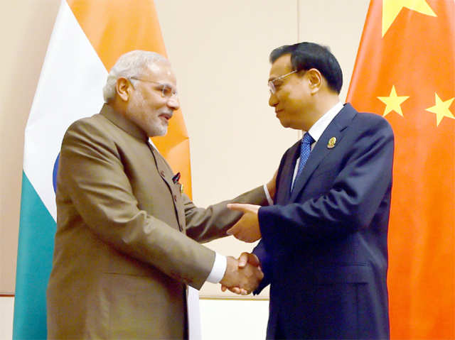 Prime Minister Narendra Modi with Li Keqiang