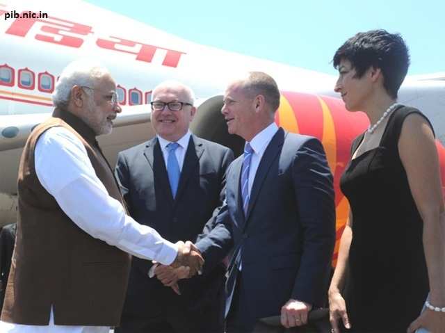 PM Modi arrives in Brisbane