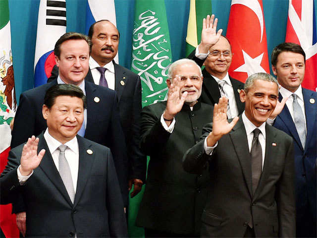 PM Modi with world leaders at G20 Summit