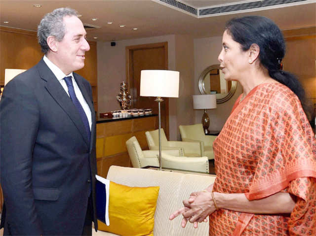 Michael Froman meets Nirmala Sitharaman