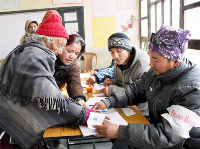 Polling in Leh