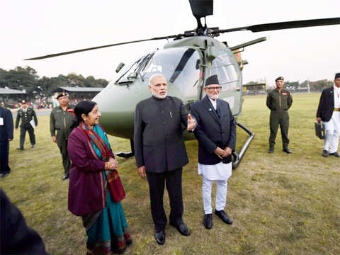 Prime Minister Narendra Modi in Nepal for SAARC Summit