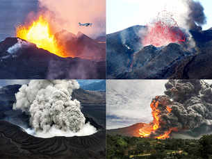 Nature's fury: Recent volcanic eruptions across the globe