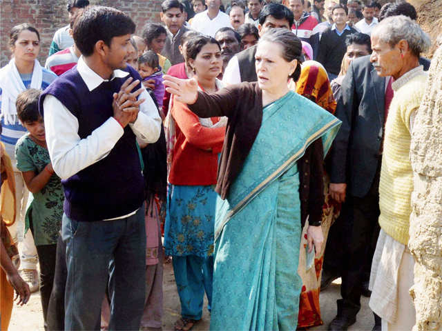 Sonia Gandhi in Raebareily