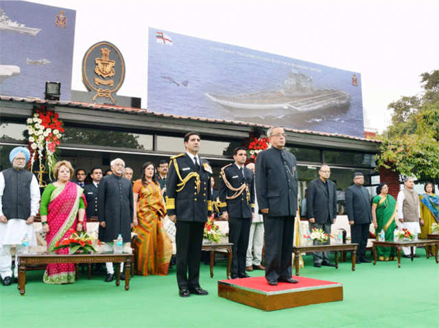 Navy Day reception in New Delhi