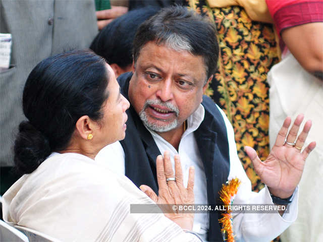 Mamata Banerjee with Mukul Roy